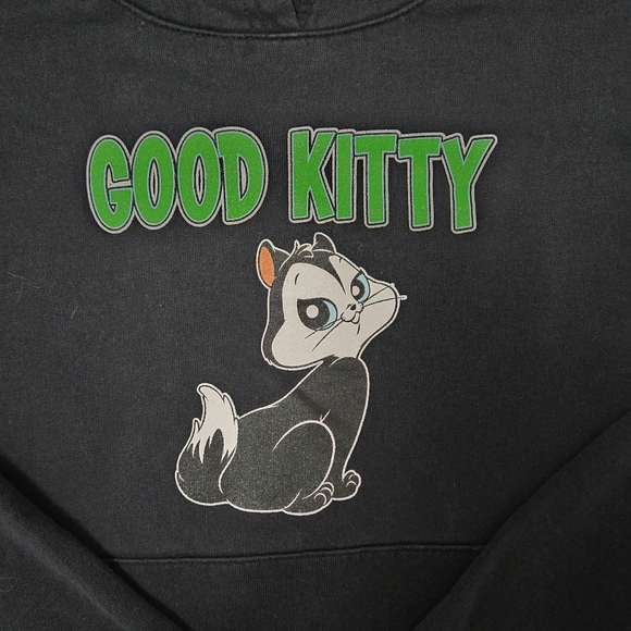 Looney Tunes Warner Bros Vintage Navy Graphic Hoodie - Picture 10 of 10